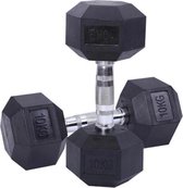 Bol.com Active Panther Hexa Dumbbell set - Professionele gewichten - Halterset - gewichten - 2 x 10 kg - 20 kg Totaal aanbieding