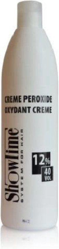 ShowTime Creme Peroxide 12% (40 vol) oxydant crème fles van 500 ml.