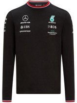 Mercedes GP Team Mens Long Sleeve T-shirt Black-5 L