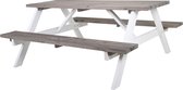 SenS-Line Simone picknicktafel - 180 cm - Hout - Wit/Grijs
