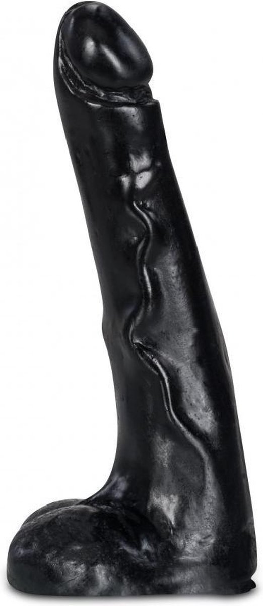 Goedkoopste XXLTOYS - Ayoub - Dildo - Inbrenglengte 17 X 4 cm - Black - Uniek Design Realistische Dildo – Stevige Dildo – voor Diehards only - Made in Europe