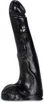 XXLTOYS - Ayoub - Dildo - Inbrenglengte 17 X 4 cm - Black - Uniek Design Realistische Dildo – Stevige Dildo – voor Diehards only - Made in Europe