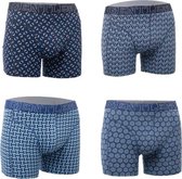 Gentlemen boxershorts 4-pak 95% katoen - 5% elasthan XXL