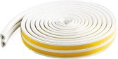 Tochtstrip met zelfklevende strip  - 12 METER - wit