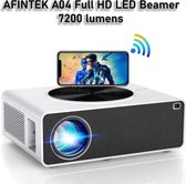 AFINTEK A04 Native Full HD 1080p LED LCD beamer | 7200 lumens