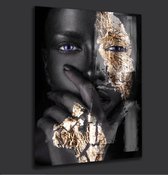 African golden women 150x100 7mm plexiglas+Forex top kwaliteit op plexigals