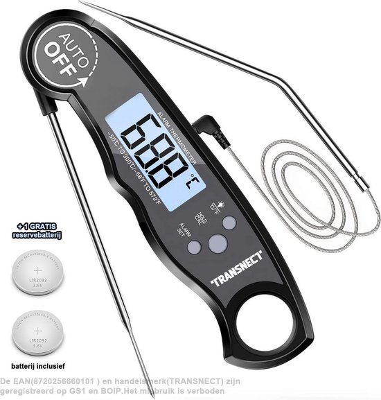 BBQ - Oventhermometer - Thermometer Bakken - 2 RVS sondes -... | bol.com