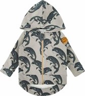 Dear Sophie Narwhal Vest Grijs Maat 122/128