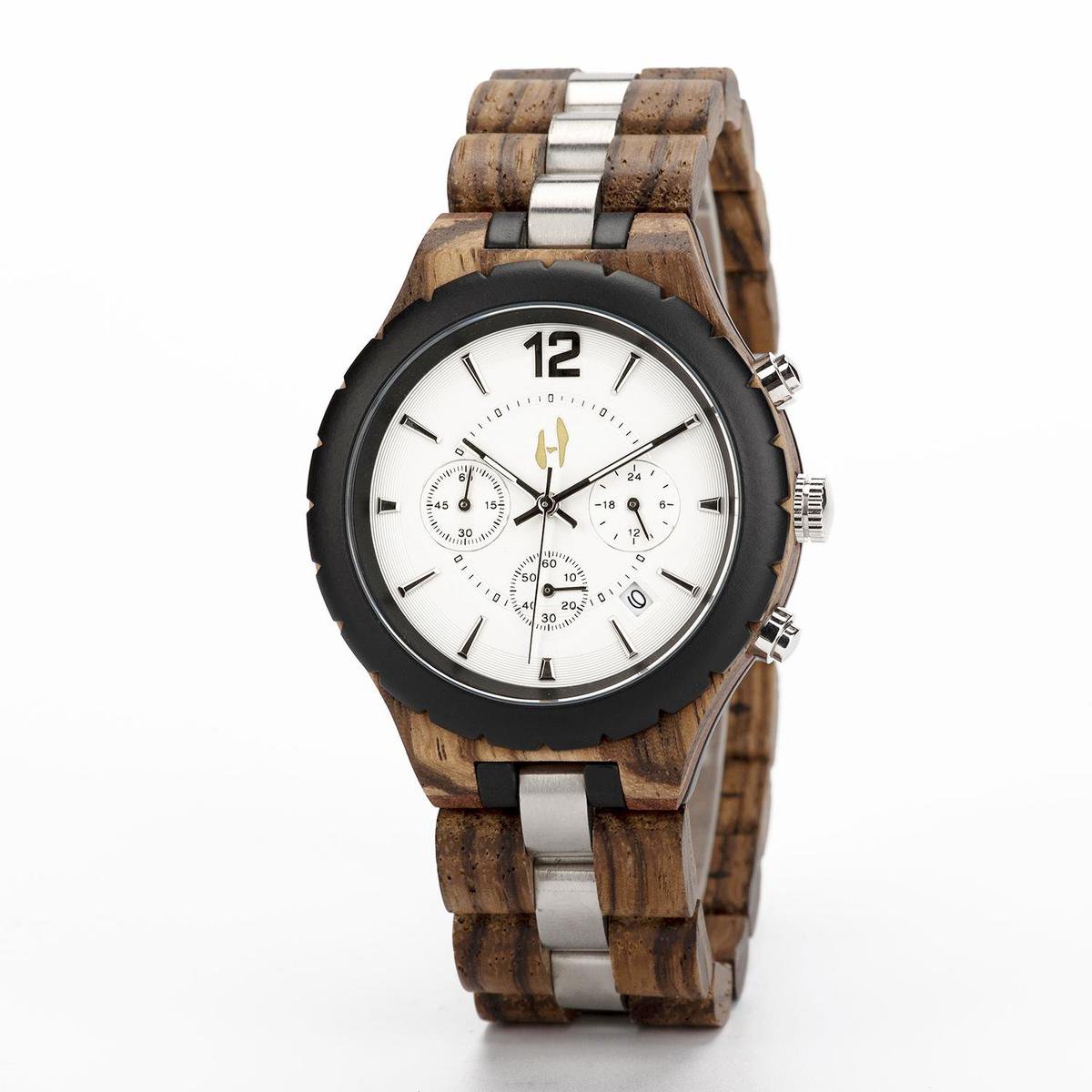 Hoentjen Creatie, houten horloge – Antarctica