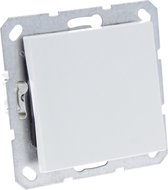 Q-Link S-Line schakelaar - inbouw - wissel - polarwit - 10 stuks