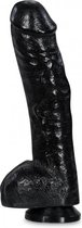XXLTOYS - Sarkis - Large Dildo - Inbrenglengte 24 X 6 cm - Black - Uniek Design Realistische Dildo – Stevige Dildo – voor Diehards only - Made in Europe