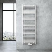 Karex® Antwerpen Serie Badkamer Handdoek Radiator 600x1800mm Middenaansluiting wit