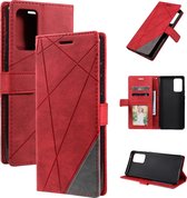 Book Case Samsung Galaxy A72 | Hoogwaardig PU Leren Hoesje | Lederen Wallet Case | Luxe Uitstraling | Telefoonhoesje | Pasjeshouder | Portemonnee | Rood