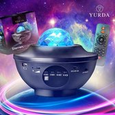 Yurda Sterren Projector - Galaxy Projector - Sterrenhemel Projector - Nachtlampje - Nachtlampje Kinderen - Discolamp - Bluetooth Muziek Box - Zwart - Star Projector - Sterren Lamp - TikTok - 
