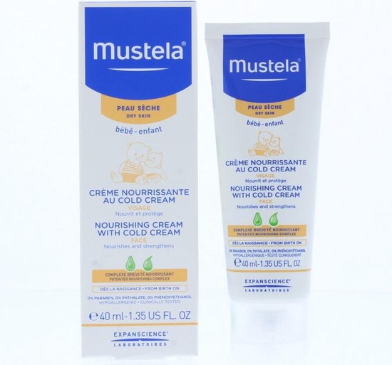 Bol Com Mustela Bebe Enfant Nourishing Face Cream With Cold Cream 40ml Trockene Haut