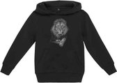 Urban Classics Kinder hoodie/trui -Kids 146- Lion Zwart