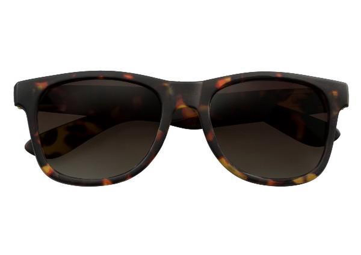 Babsee-zonnebril met leesgedeelte model George-Mat Bruin Tortoise- Sterkte +1.5