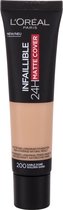 L'Oréal Infallible 24H Matte Cover Foundation - 200 Golden Sand