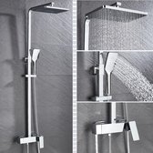 Your Home - Regendouche Set - Thermostaatkraan - Verstelbaar - 26.5 x 18 cm - Chrome