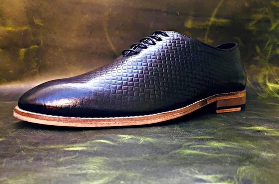 Chaussure en cuir pour homme, taille 43, Zwart | bol.com
