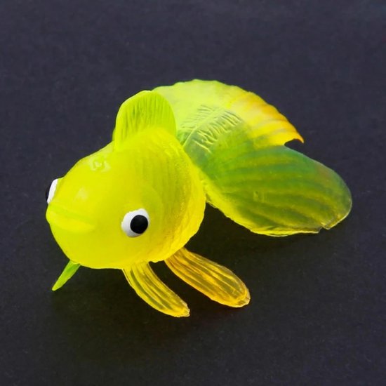 Goudvissen Rubber - 10x stuks - nep vissen - Aquarium - Nepvissen - Snoeken  - Plastic... | bol.com