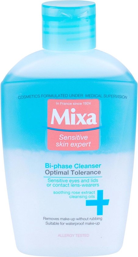 Mixa - Bi-Phase Cleanser - 2-Phase Eye Make Up Remover - 125ml