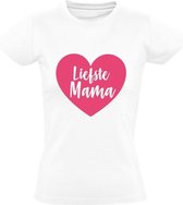 Liefste Mama Dames t-shirt | moederdag | oma | moeder | grappig | cadeau | Wit