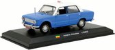 Lada-Vaz 2101 Addis Ababa 1980 Taxi (Blauw) (15cm) 1/43 Atlas - Modelauto - Schaalmodel - Miniatuurauto