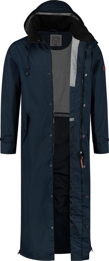 MGO Storm Extra Lange Regenjas Dames jack Blauw Maat XS bol