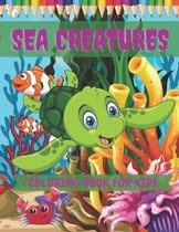 Sea Creatures Coloring Book For Kids