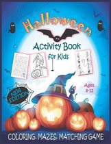 Halloween Activity Book For Kids Ages 8-12