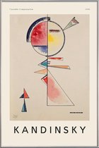 JUNIQE - Poster met kunststof lijst Kandinsky - Unstable Compensation