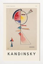 JUNIQE - Poster in houten lijst Kandinsky - Unstable Compensation