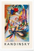 JUNIQE - Poster Kandinsky - Komposition Zwecklos -13x18 /Kleurrijk