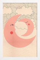 JUNIQE - Poster in houten lijst Sweet Dreams -30x45 /Roze