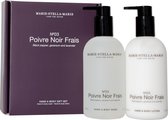 Marie-Stella-Maris Gift Set - Poivre Noir Frais - Handzeep & Bodylotion - Geschenkset Vrouwen - Geschenkset Mannen - Unisex - 2x 300 ml