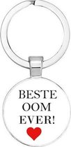 Akyol - Beste oom ever Sleutelhanger - Oom - Oom - Leuk kado voor je oom om te geven - 2,5 x 2,5 CM