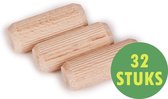 Deuvels | 16x40 mm | 32 stuks | Duurzaam | AMCO | Klussen / Hobby / Knutselen