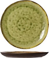 Mossa Groen Dinerbord - Plat - Ø 33xh3cm