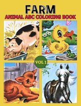 Farm Animals ABC Coloring Book