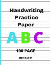 Handwriting Practice Paper ABC