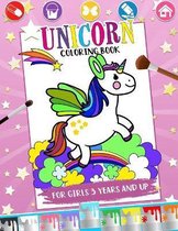 unicorn coloring book for girls 3 years and up