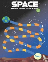 Space maze book for kids