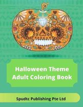 Halloween Theme Adult Coloring Book