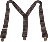 Unisex 3 punts bretel zwart/grijs