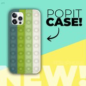 Fidget toys - Pop it - telefoonhoesje Iphone 11 pro - pop it hoesje - pop it case - pop it
