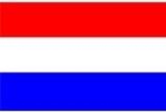 procedure Maar slikken Nederlandse vlag, rood/wit/blauw, 70 x 100 cm | bol.com