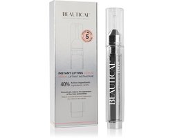 BEAUTICAL Instant Lifting Serum - Anti-Rimpel Oogcrème Vrouwen/Mannen - Hydraterende Gezichtscrème - Oogcreme Anti Wallen - Anti Rimpel Oogserum - Gezichtverzorging vrouwen - Hyaluronzuur, Peptiden