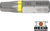 HECO-Drive schroefbit TORX TX-30 Geel 10 stuks lengte 25 mm