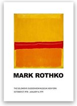 Mark Rothko Exhibition for The Guggenheim Museum New York 1970 Poster 1 - 40x60cm Canvas - Multi-color